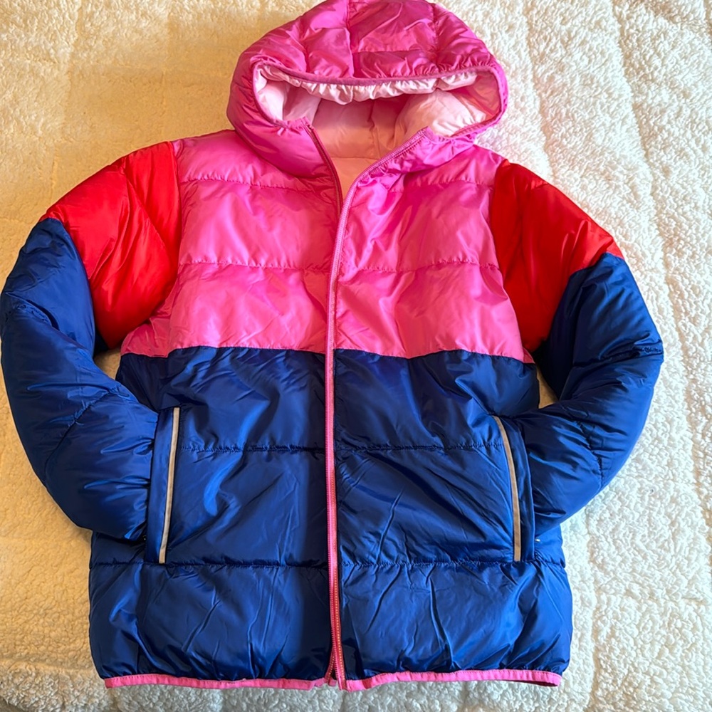 NWOT HANNA ANDERSDON REVERSIBLE PUFFER JACKET COAT 12/150